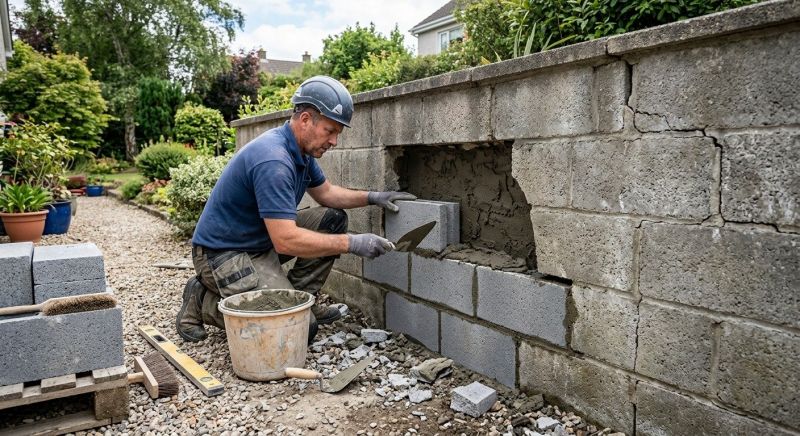 Block Wall Repair in Jefferson, NC