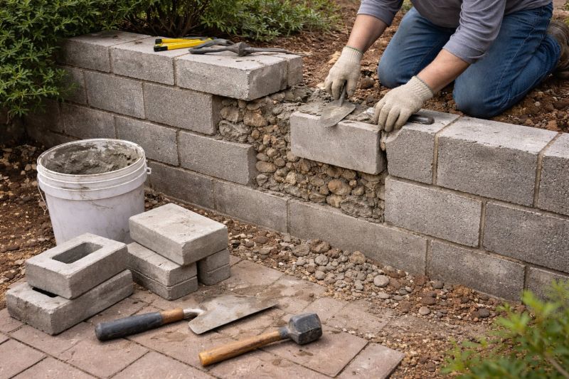 Block Wall Repair in Lenoir, NC