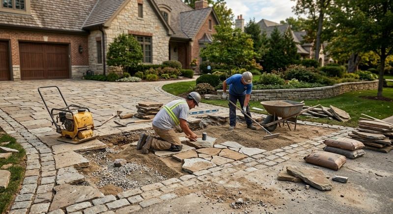 Brick Driveway Repair in Boone, NC