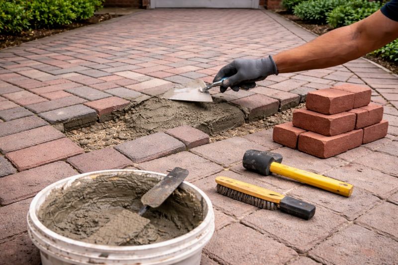 Brick Driveway Repair in Boone, NC
