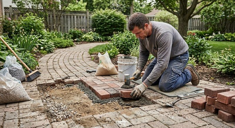 Brick Driveway Repair in Boone, NC