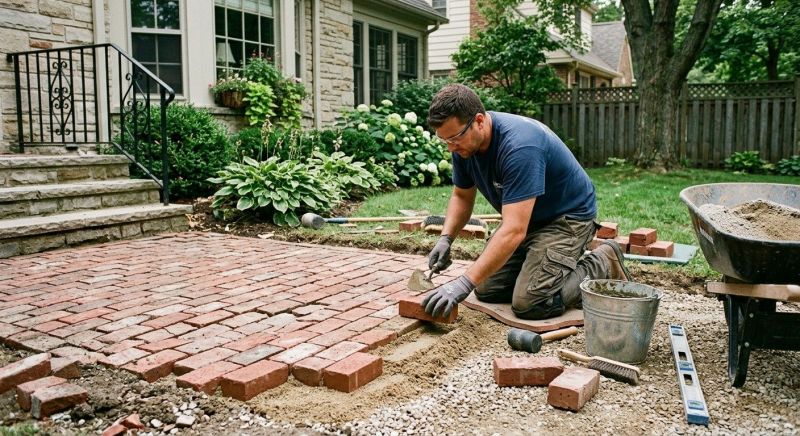 Brick Flatwork Repair in Collettsville, NC