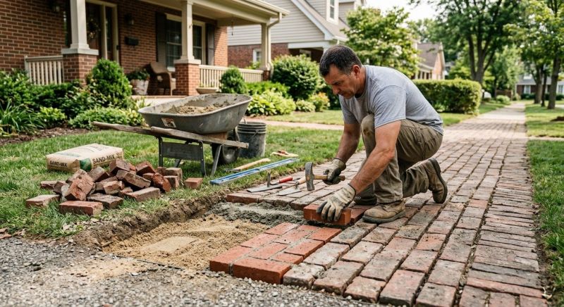 Brick Flatwork Repair in Newland, NC