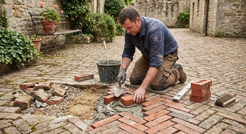 Brick Hardscape Repair in Boone, NC