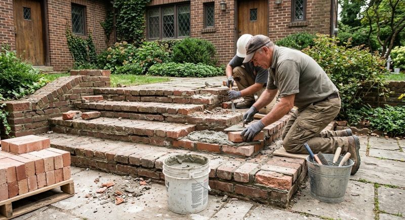 Brick Stairs Repair in Jefferson, NC