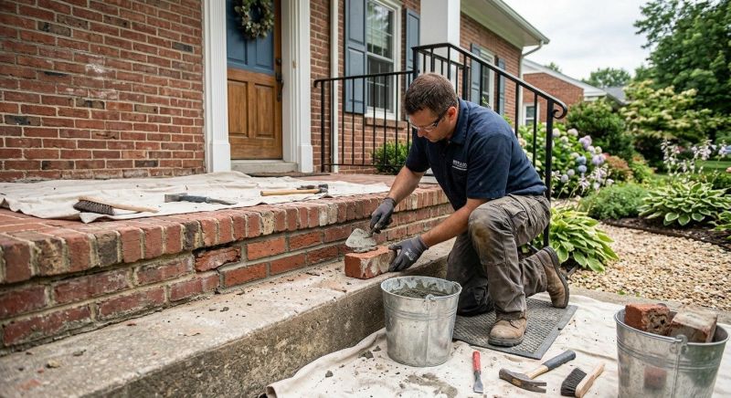 Brick Stairs Repair in Boone, NC