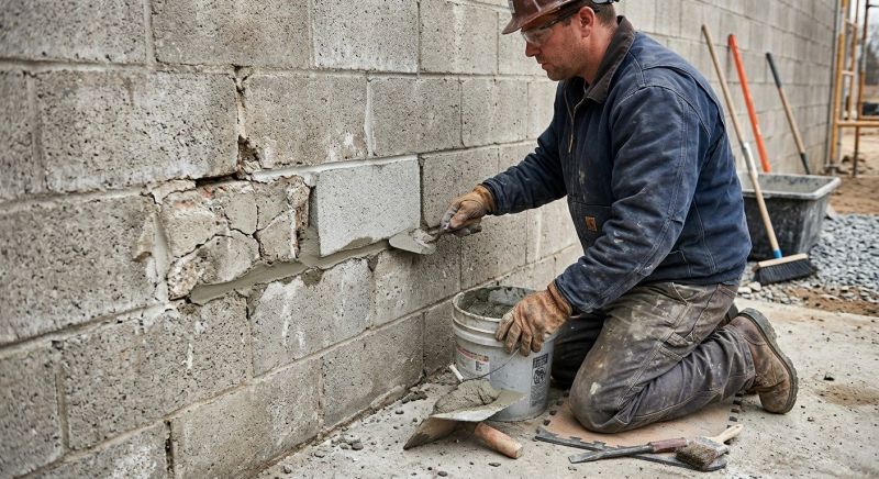 Cement Block Repair in Boone, NC