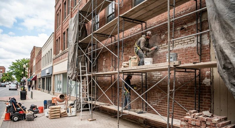 Commercial Masonry Repair in Fleetwood, NC