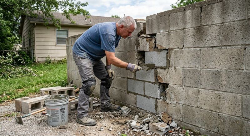 Concrete Block Repair in Collettsville, NC