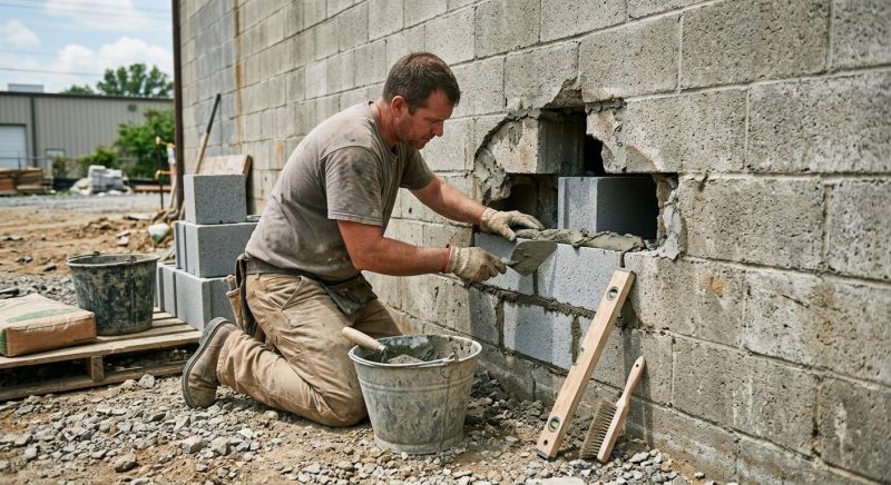 Concrete Block Repair in West Jefferson, NC