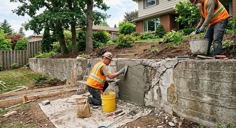 Retaining Wall Repair in Creston, NC