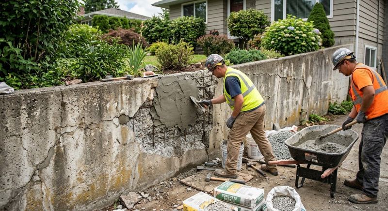 Retaining Wall Repair in Fleetwood, NC