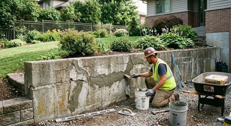 Retaining Wall Repair in Jefferson, NC