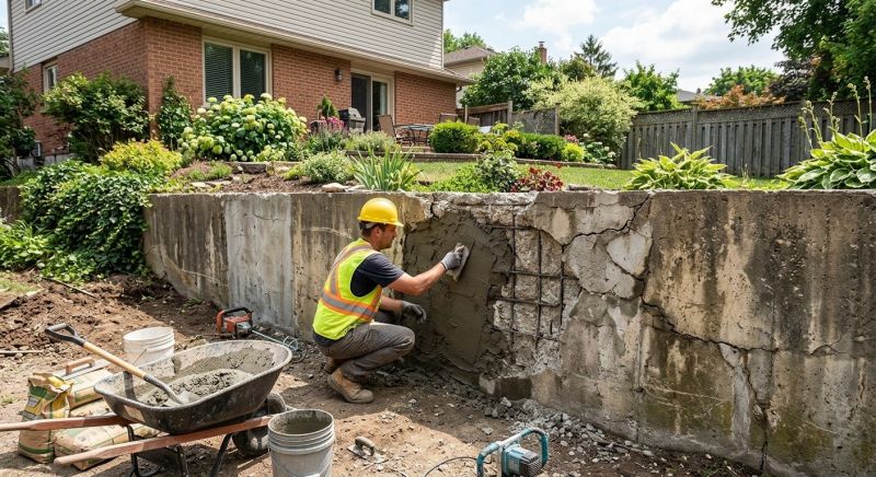 Retaining Wall Repair in Jefferson, NC