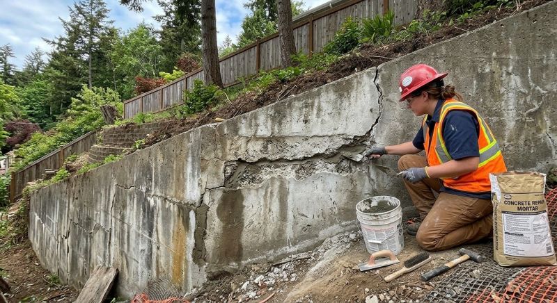 Retaining Wall Repair in Watauga County, NC