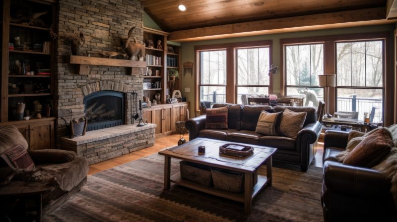Stone Chimney Installation in Ashe County, NC