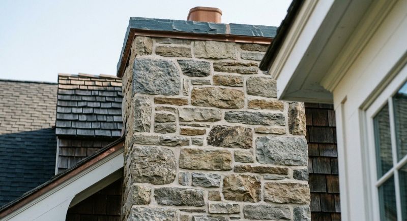 Stone Chimney Installation in Boone, NC
