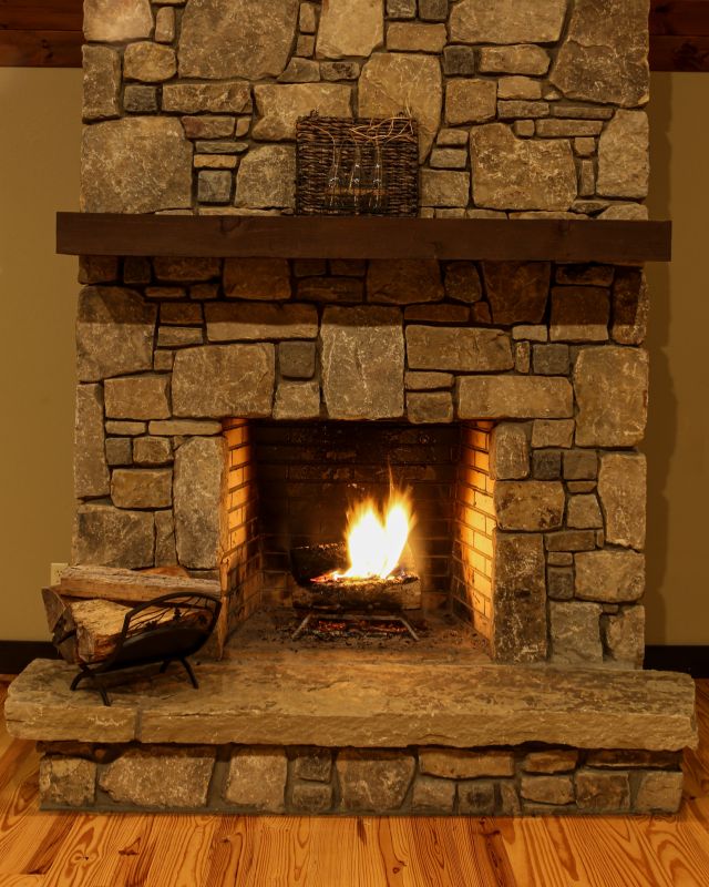 Stone Chimney Installation in Todd, NC