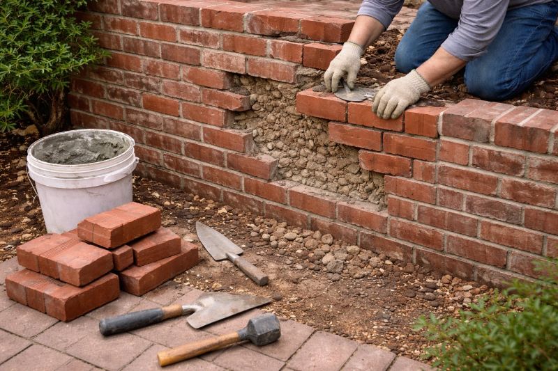 Stone Wall Repair in Collettsville, NC